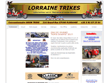 Tablet Screenshot of lorraine-trikes.fr